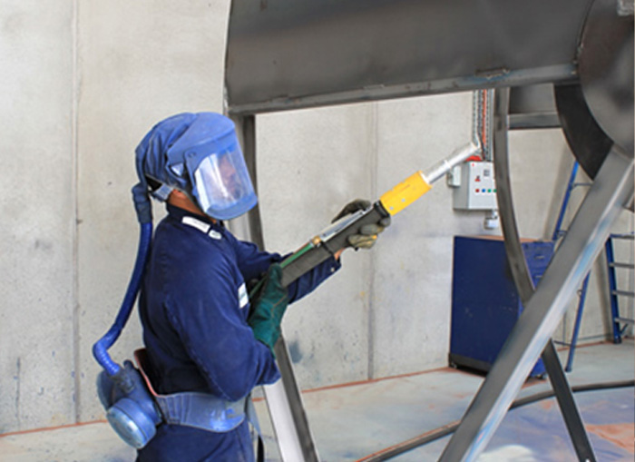 Grit Blasting for Surface Preparation